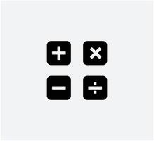 modèle de logo vectoriel icône calculatrice