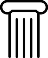 illustration vectorielle de piller sur un fond. symboles de qualité premium. icônes vectorielles pour le concept et la conception graphique. vecteur