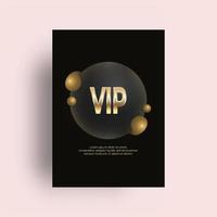 carte d'or abstraite vip vecteur