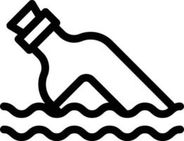 illustration vectorielle de pollution de l'eau sur un fond. symboles de qualité premium. icônes vectorielles pour le concept et la conception graphique. vecteur