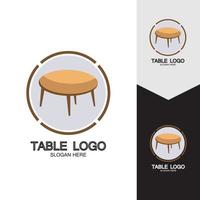 table vector logo icône objet fond illustration