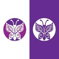 conception de vecteur icône beauté papillon
