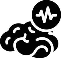 le cerveau signale l'illustration vectorielle sur un arrière-plan.symboles de qualité premium.icônes vectorielles pour le concept et la conception graphique. vecteur