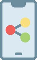 partager l'illustration vectorielle sur un arrière-plan.symboles de qualité premium.icônes vectorielles pour le concept et la conception graphique. vecteur