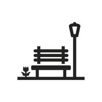 illustration d'icône de chaise de jardin. des conceptions vectorielles adaptées aux sites Web, aux applications et plus encore. vecteur