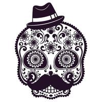 calavera money maker t shirt.can être utilisé pour l'impression de t-shirt, l'impression de tasse, les oreillers, la conception d'impression de mode, les vêtements pour enfants, la douche de bébé, les salutations et les cartes postales. conception de t-shirt vecteur