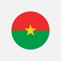 pays burkina faso. drapeau burkina faso. illustration vectorielle. vecteur