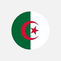 pays algerie. drapeau algérien. illustration vectorielle. vecteur