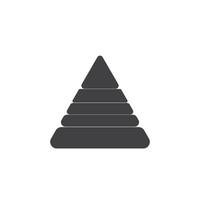 vecteur de logo pyramide