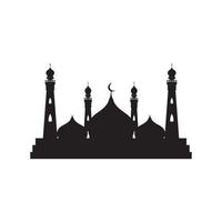 vecteur de logo de mosquée