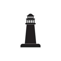 modèle de logo de phare vecteur