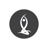 vecteur de logo de yoga