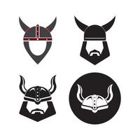 casque vikings logo vecteur