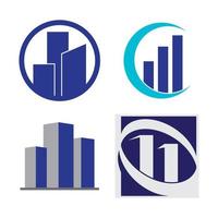 logo de finance d'entreprise vecteur