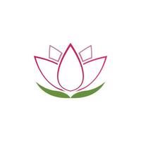 vecteur de logo de lotus