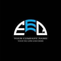 création de logo de lettre eeq avec graphique vectoriel