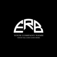 création de logo de lettre erb avec graphique vectoriel