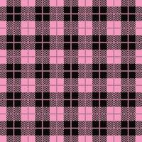 plaid tartan rose noir écossais texture transparente à partir de nappes à carreaux tartan vecteur