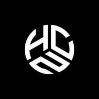 création de logo de lettre hcz sur fond blanc. concept de logo de lettre initiales créatives hcz. conception de lettre hcz. vecteur