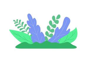 fond naturel de feuilles colorées abstraites. illustration vectorielle vecteur