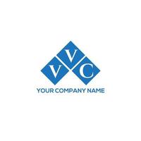 création de logo de lettre vvc sur fond blanc. concept de logo de lettre initiales créatives vvc. conception de lettre vvc. vecteur