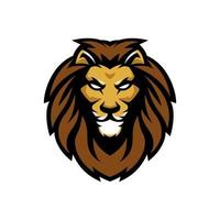 modèles de logo esports de la garde du lion vecteur