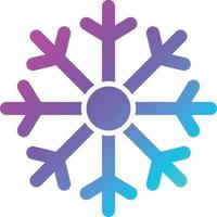 illustration de conception d'icône de vecteur de flocons de neige
