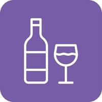 icône de vecteur de vin