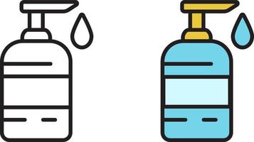 icône de savon liquide. illustration vectorielle simple dans un style plat. vecteur