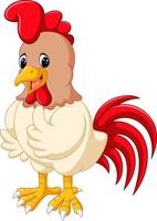 coq de poulet de dessin animé vecteur