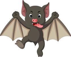 dessin animé mignon de chauve-souris vecteur