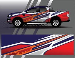 conceptions de kit de fond de course de bande abstraite graphique pour l'aventure de rallye de voiture de course de véhicule d'emballage vecteur