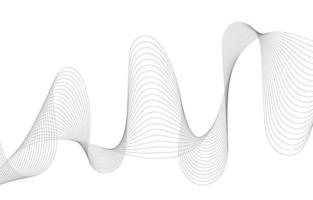fond de ligne abstraite onde sonore vecteur
