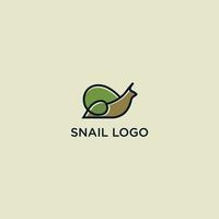 dessins de logo d'escargot vecteur