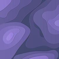 illustration abstraite découpée dans du papier violet vecteur