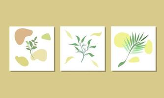 ensemble d'illustrations vectorielles botaniques dun vecteur