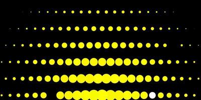 modèle vectoriel jaune foncé avec des cercles.