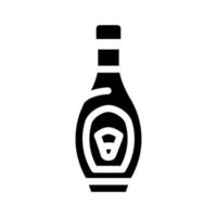 illustration vectorielle d'icône de glyphe d'additifs alimentaires de sirop de maïs vecteur