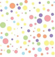 vecteur de points colorés et multicolores. fond coloré à pois, confettis. des soirées. textile