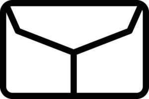 illustration vectorielle d'enveloppe sur un fond. symboles de qualité premium. icônes vectorielles pour le concept et la conception graphique. vecteur