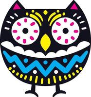 illustration de hibou mignon vecteur