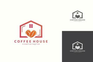 création de logo de café vecteur