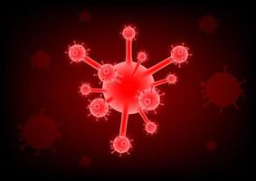virus rouge, propagation bactérienne ou épidémie vecteur