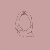 logo pour magasin de vêtements ou hijab vecteur