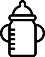 illustration vectorielle de mangeoire pour bébé sur fond.symboles de qualité premium.icônes vectorielles pour le concept et la conception graphique. vecteur