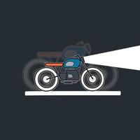 moto. moteur vectoriel. icône de moto vecteur