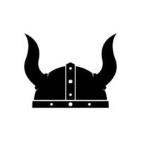 logo casque viking vecteur