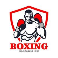 logo vectoriel de boxe