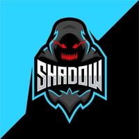 logo shadow gaming e sport. logo e-sport. vecteur