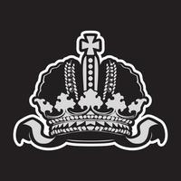icône de la couronne. monarchie russe. élément de conception vecteur